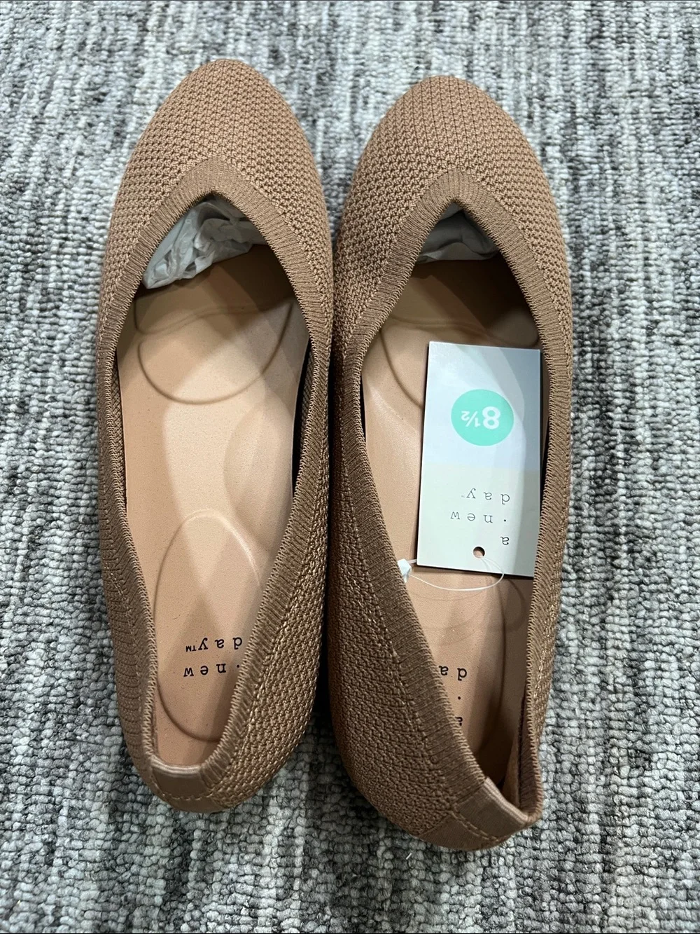 A New Day - Women's Claire Knit Washable Flats Size 8.5